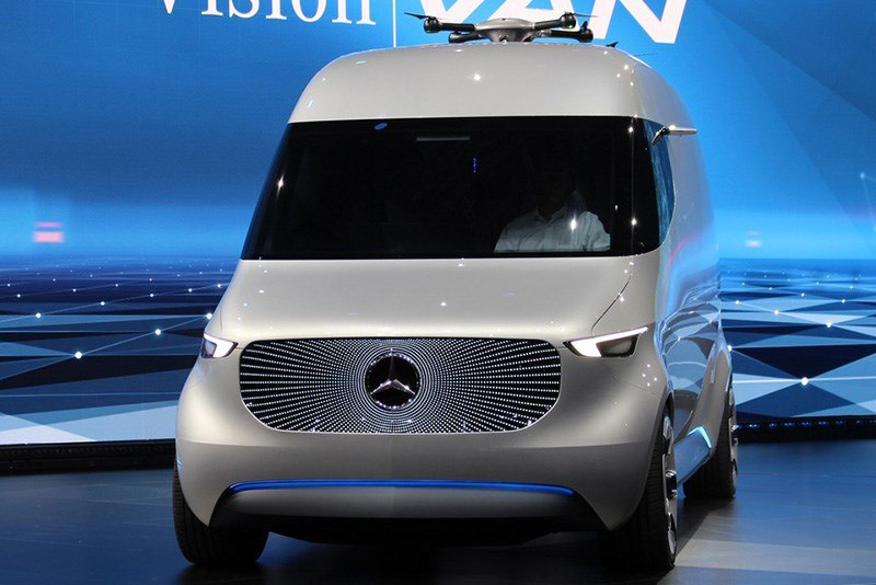 奔驰发布一款未来的快递车