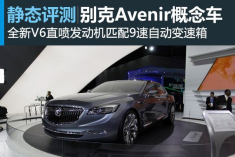 静态评测 别克Avenir概念车