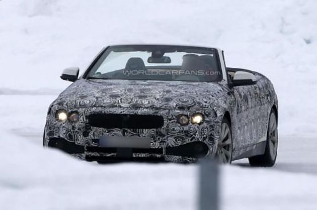 雪地露天 2014宝马4系敞篷版谍照