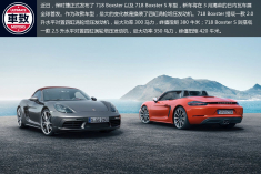 保时捷718 Boxster官图