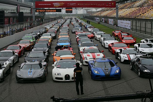 超级跑车的饕餮大餐 2012中国极速赛车节