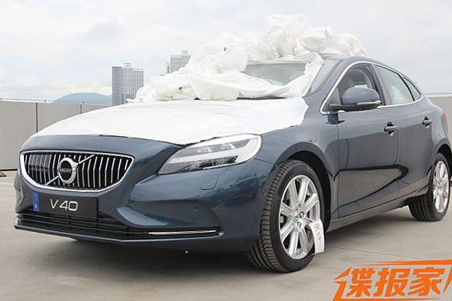 新款V40及V40跨界版实车曝光