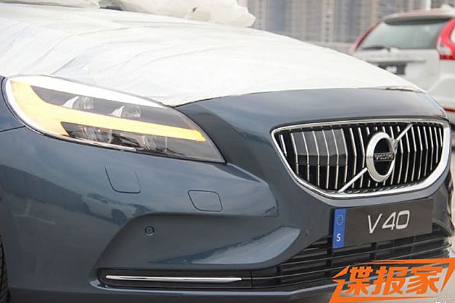 新款V40及V40跨界版实车曝光