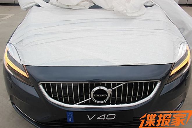新款V40及V40跨界版实车曝光
