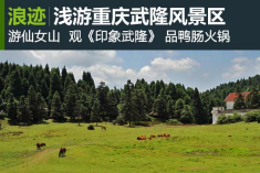 踏上进取者的征途 浅游重庆武隆风景区