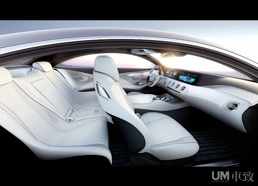 全新梅赛德斯-奔驰S级 Coupe概念车 水波荡漾