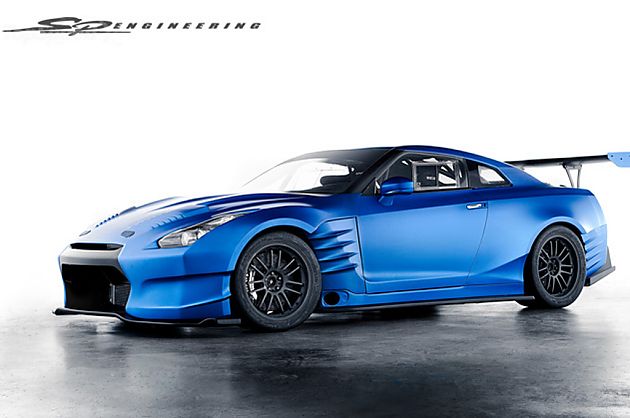 日产gt-r r35星耀《速度与激情6》
