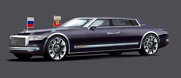 驰骋红场？普京座驾假想图