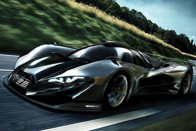 2013梅赛德斯-奔驰SL GTR概念车 猛兽当道