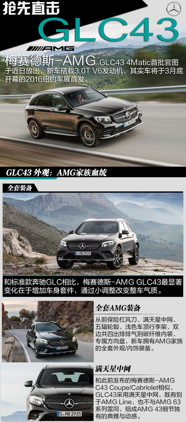 梅赛德斯-AMG GLC43抢先直击