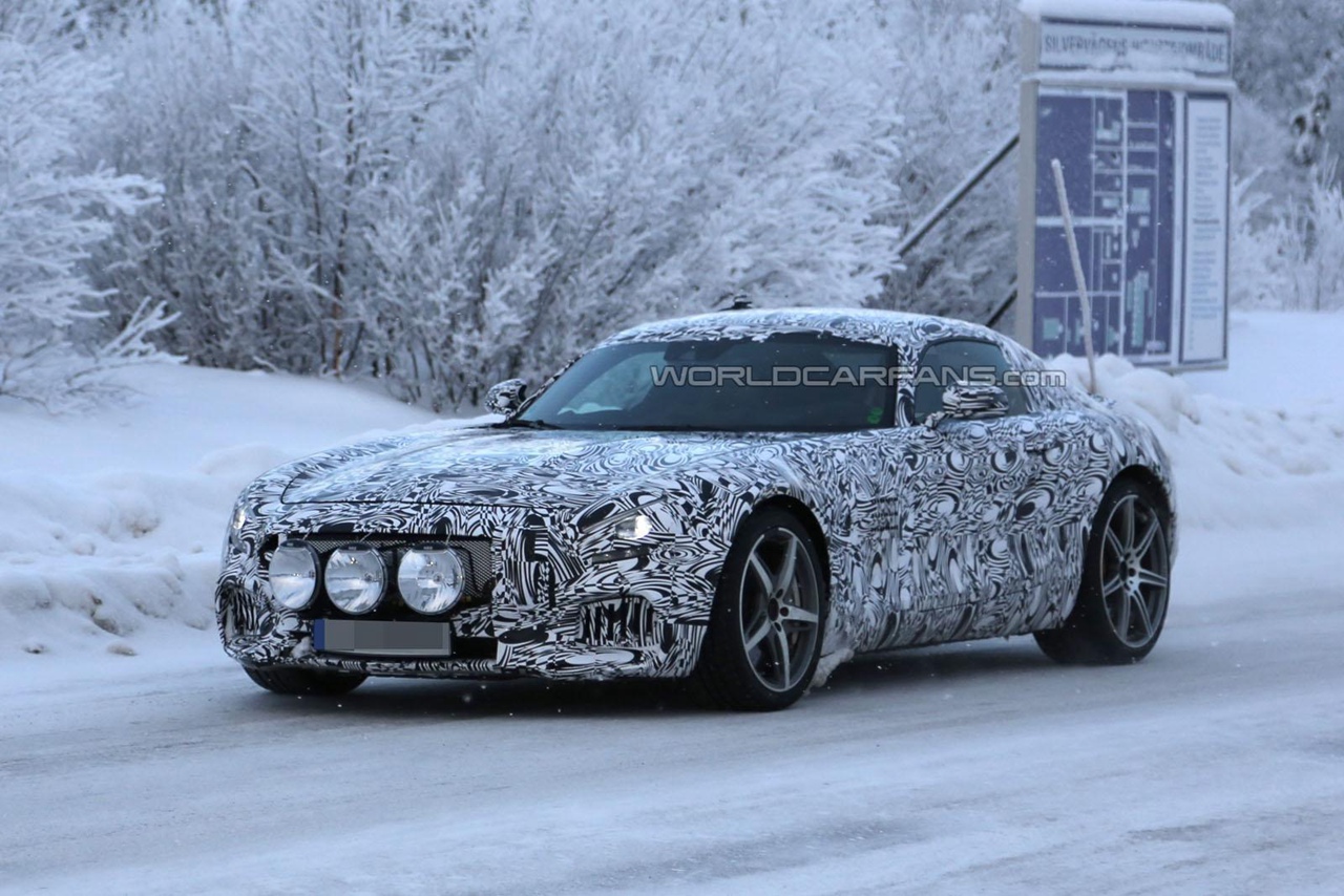 梅赛德斯-奔驰AMG GT谍照曝光 或为S衍生版