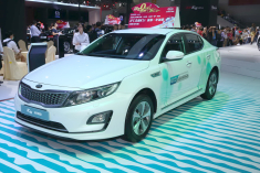 2015广州车展 实拍全新起亚K5混动版