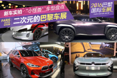 长的扁的都有 看二次元的巴黎车展