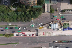 西安交警启动无人机拍违章