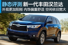 新浪汽车静态图解全新丰田汉兰达