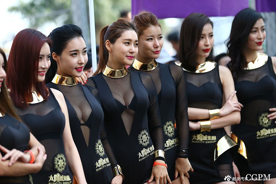 澳门格兰披治大赛车极品车模