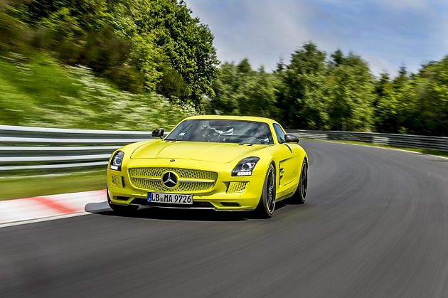 SLS AMG Electric Drive纽北创纪录