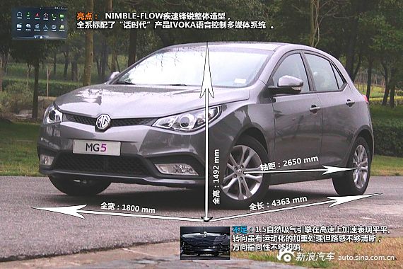 上汽MG5、新福克斯再领运动两厢车风潮