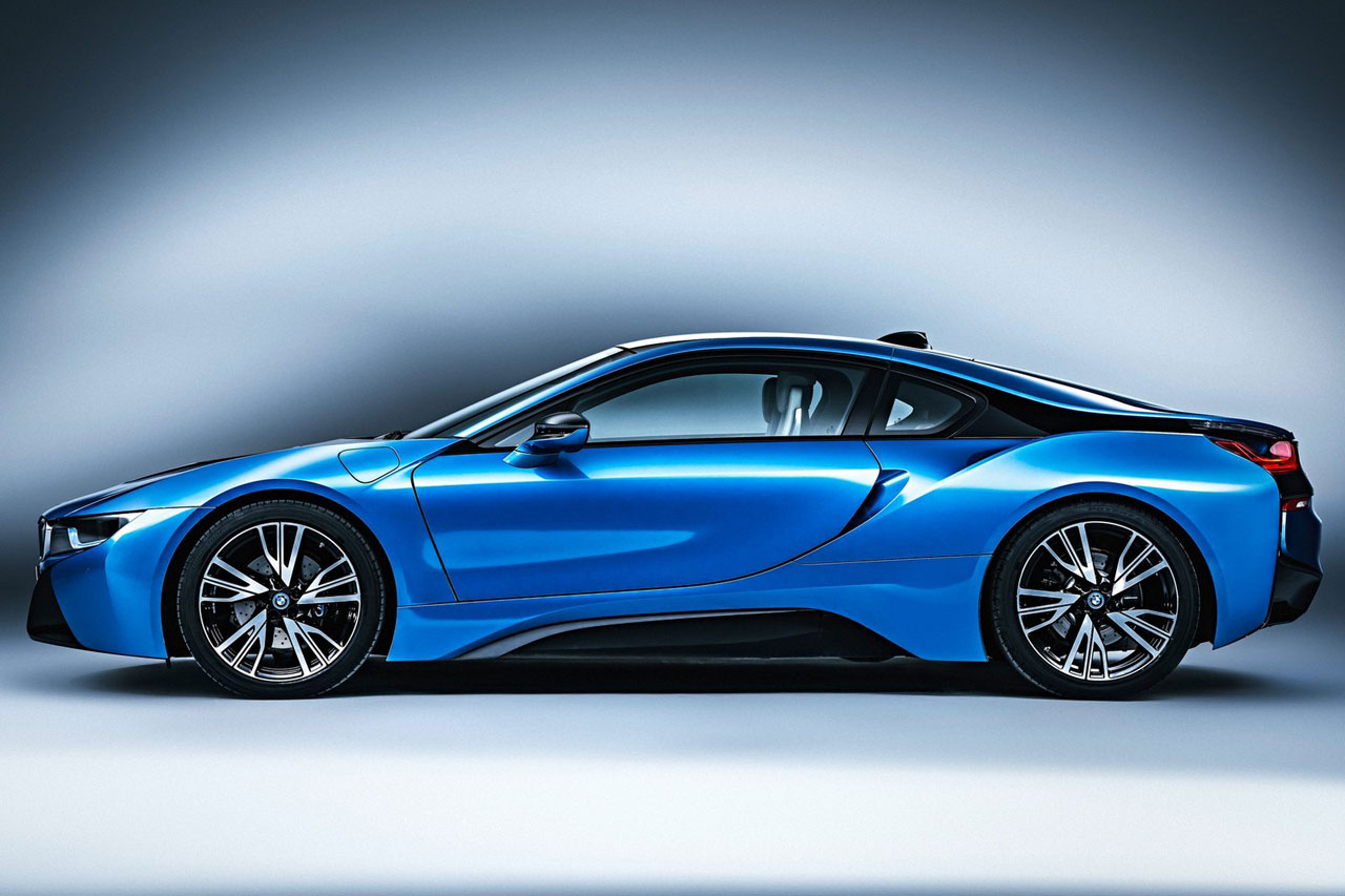 bmw i8 超级的混动跑车