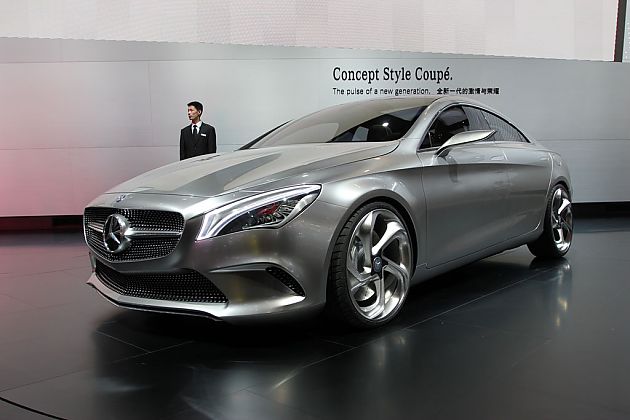 奔驰Style Coupe概念车 亮相北京车展