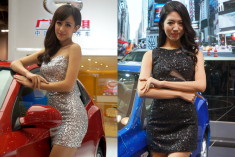 美艳动人 2104澳门车展模特图集