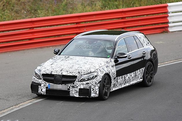 奔驰C63 AMG旅行版谍照曝光 年底开售