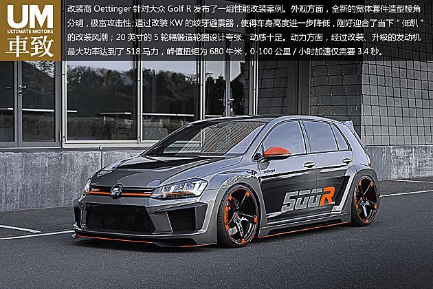 oettinger 改装大众 golf r