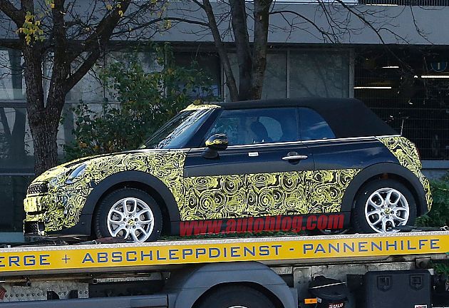 2014款MINI Cooper敞篷谍照首次曝光