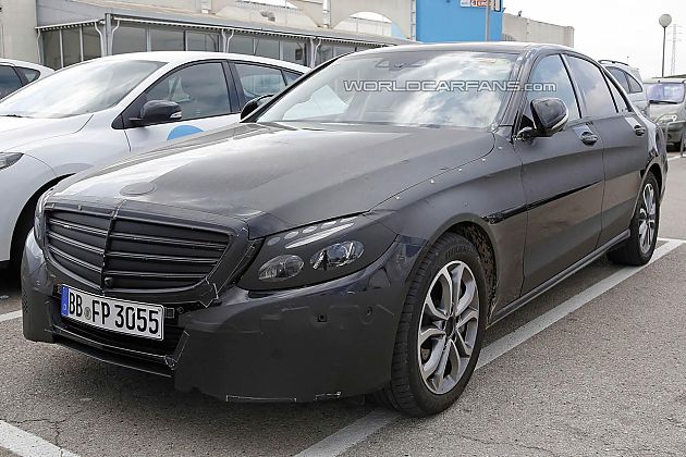 梅赛德斯奔驰C级插电式混合动力版谍照