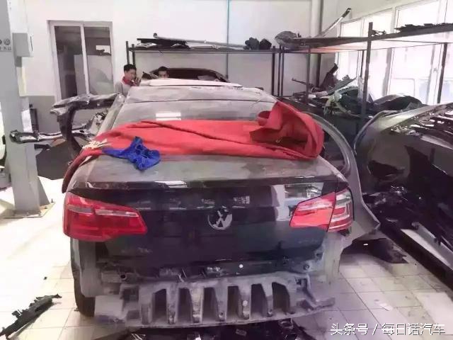 汽车后防撞钢梁有多重要，修理厂看那些没有后防撞钢梁的车