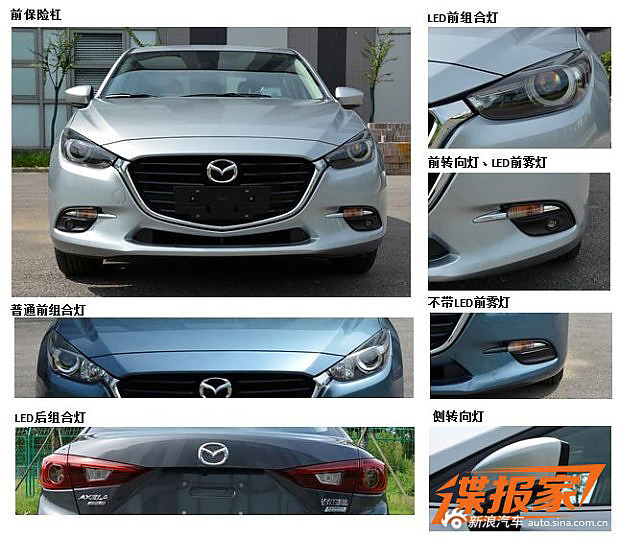 新马自达3申报图曝光