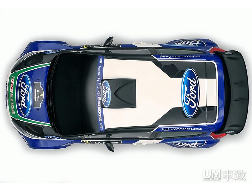 福特嘉年华RS新配色 出战2012赛季WRC(5\/9)