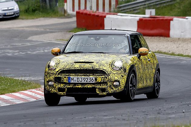 二代车型 2014款MINI Cooper S谍照曝光 