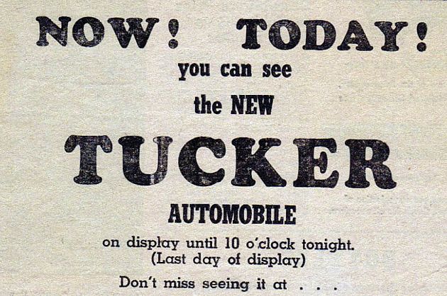 消逝的荣耀：携“未来”而去 Tucker汽车 