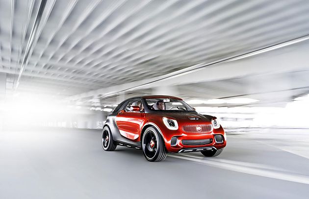 smart forstars全新概念车将现巴黎车展