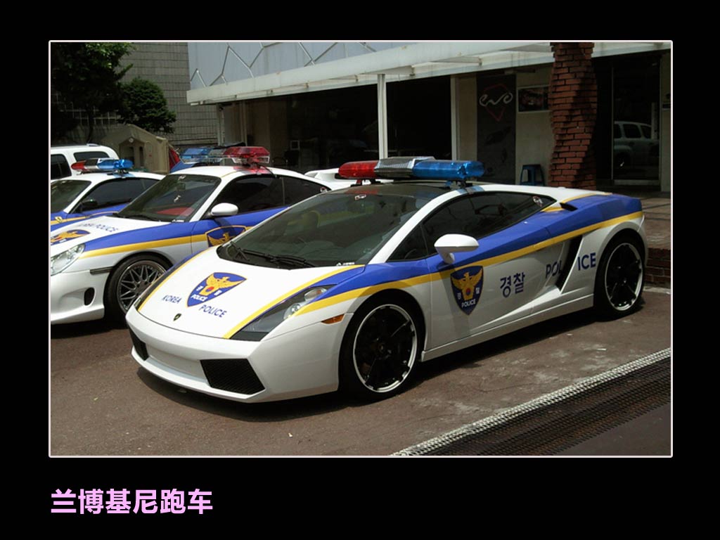 劲爆奢华的韩国警车