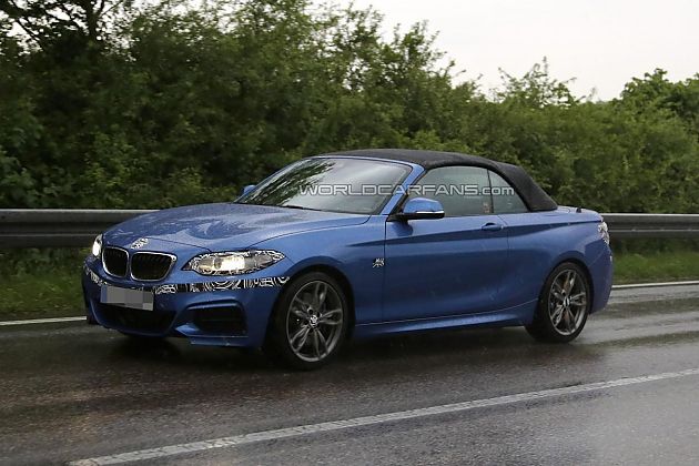 宝马2系敞篷谍照 将于几个月内发布