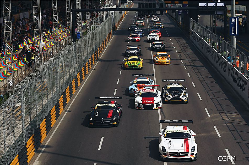 晏高在澳门封王国际汽联GT世界杯