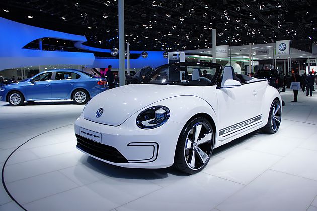敞篷版大众E-Bugster概念车惊艳北京车展