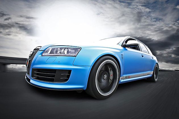 最炫混搭风 哑光蓝MTM奥迪RS6