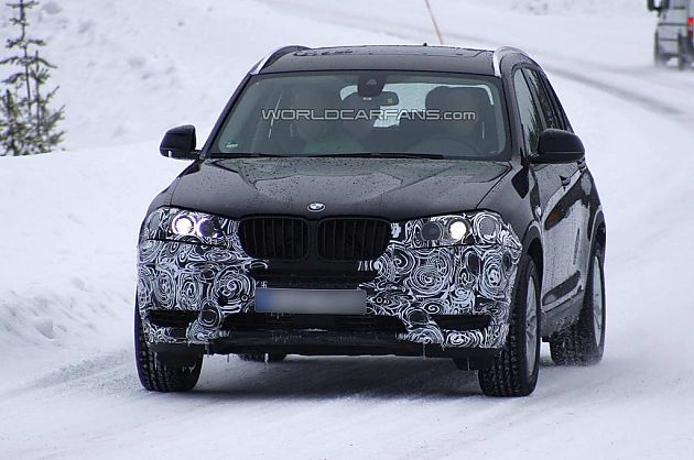 2013款宝马X3轻度伪装谍照曝光
