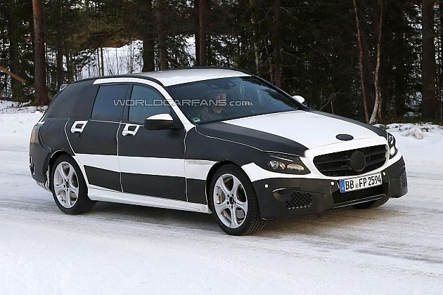 我们都爱旅行车 全新奔驰C级旅行版谍照