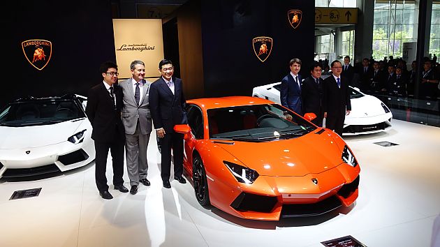 兰博基尼携三款车型亮相广州车展