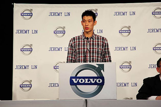 NBA篮球新星林书豪正式代言沃尔沃