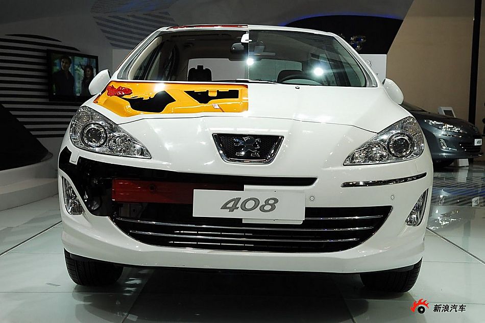 标致408切割车_东风标致408车展图片247626