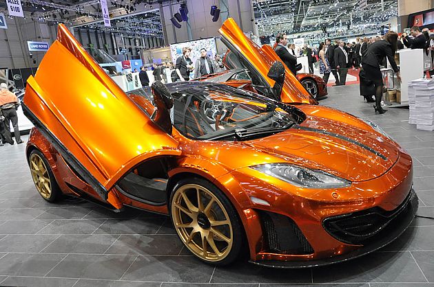 橘子红了 Mansory MP4-12C闪耀日内瓦