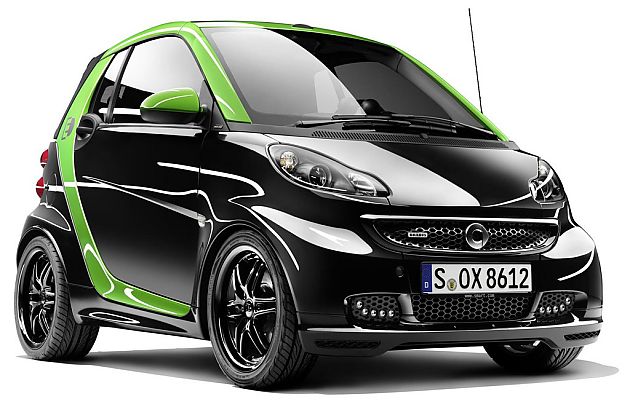 迎面吹来清新风 BRABUS特别版smart