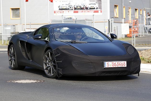 改动细微 2014迈凯轮12C Spider谍照曝光