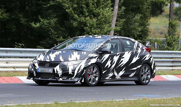 全新思域Type R谍照 目标纽北前驱第一