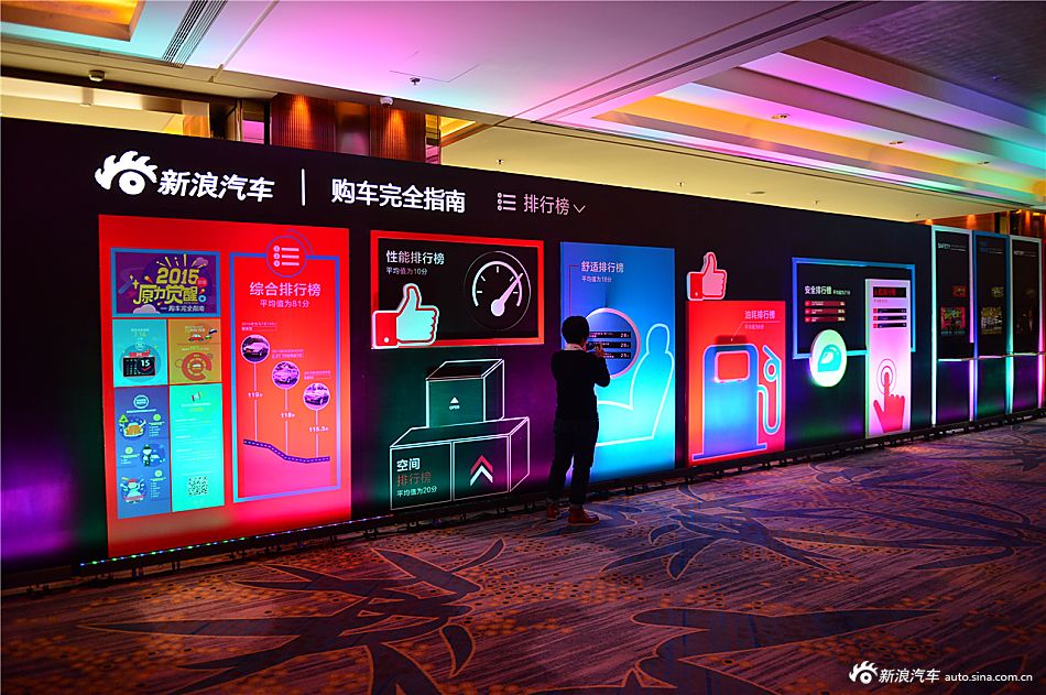 年度车颁奖现场